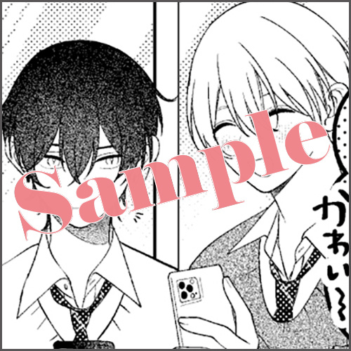 ペーパー 描きおろしマンガ1P「いつものくせ」
