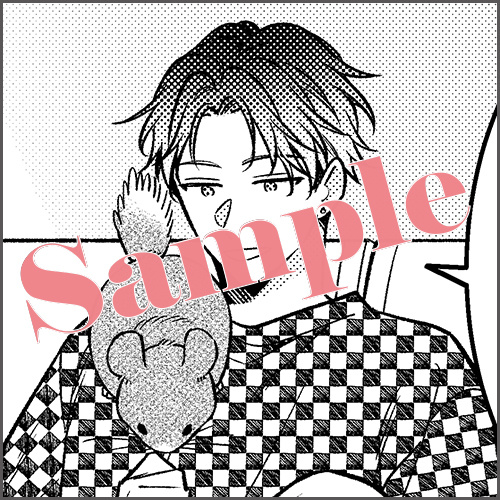 両面カード（イラスト（※カバーイラスト使用）＋描きおろしマンガ「うどんとの出会い」）