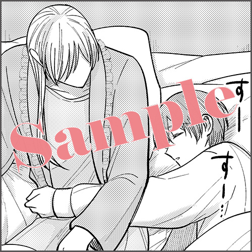 4Pリーフレット 描きおろしマンガ2P「もう少しだけ、このままで」