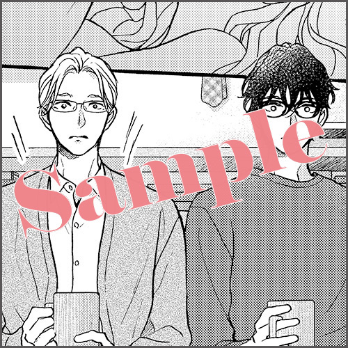 両面カード（カラーイラスト（※カバーイラスト使用）＋描きおろしマンガ「2人で映画鑑賞」）