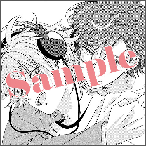 両面カード（カラーイラスト（※カバーイラスト使用）＋描きおろしモノクロイラスト）