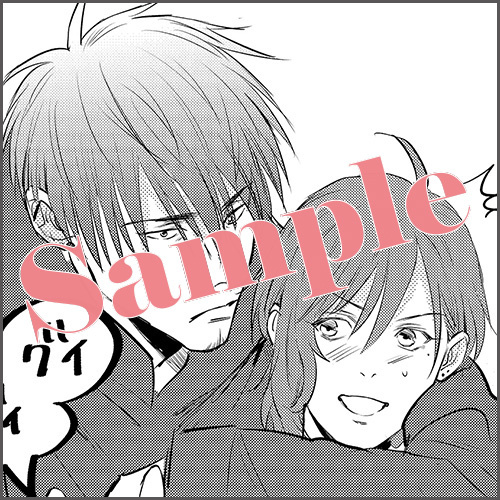 描きおろしマンガ1P「指輪の定位置」+イラスト（※下巻カバーイラスト（ロゴ無しver））