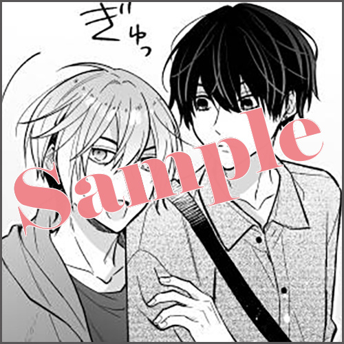 4Pリーフレット 描きおろしマンガ2P「約3年後　大学にて」