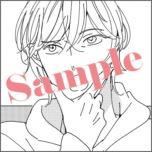 4Pリーフレット 描きおろしマンガ2P「怪しい男」