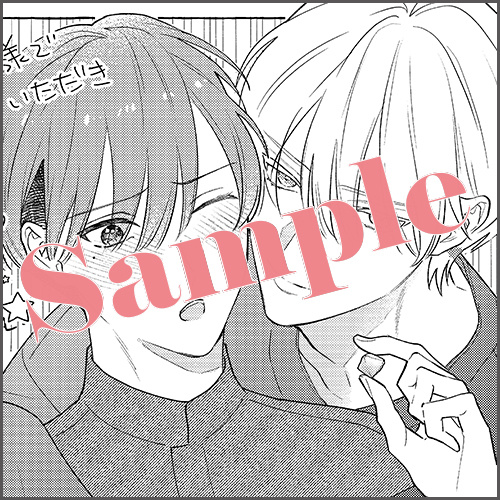 描きおろし両面カード（カラーイラスト＋モノクロイラスト）