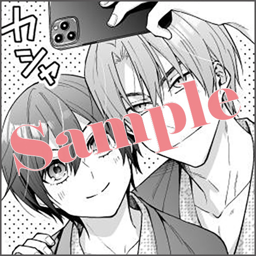 4Pリーフレット 描きおろしマンガ2P「なんだかんだ楽しんでる」